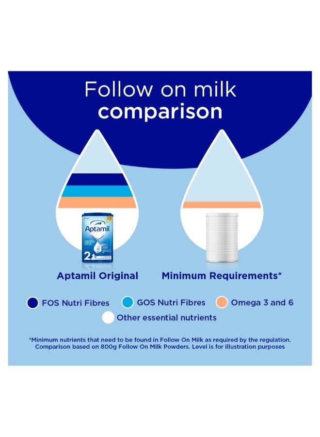 ابتاميل حليب متابع المرحلة 2 مسحوق حليب للأطفال 6-12 شهر طبيعي 800 جرام (عبوة من 1) - Image 3